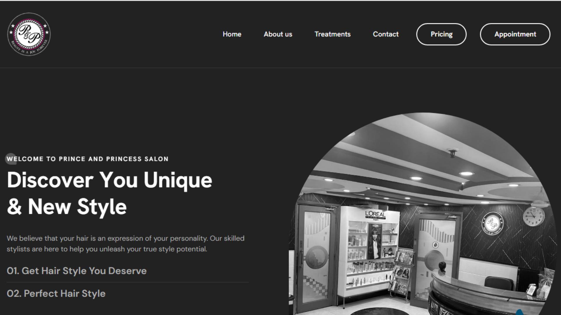 Prince and Princess Hair and Skin Clinic Salon
